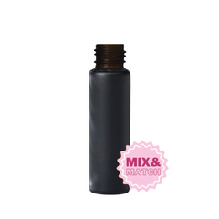 Glasflasche (10ml) - Schwarz matt