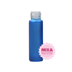 Rollerfles 10 ml 16/410 (glas) - donkerblauw